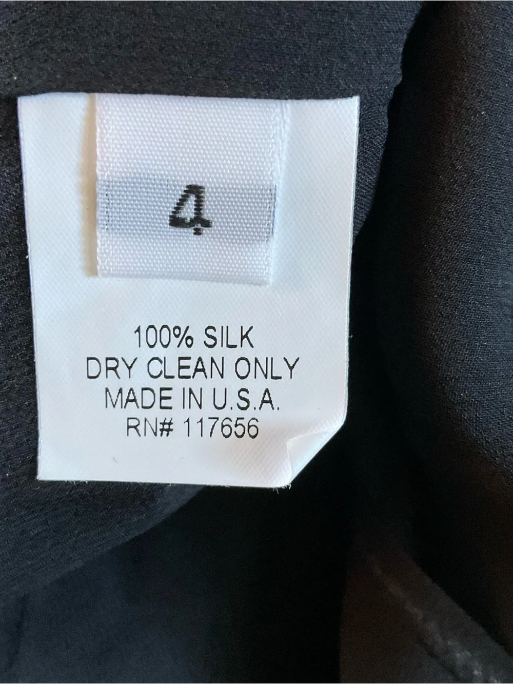Thakoon Silk Dress Abstract Print Puff Sleeve Asymmetrical Hem Tie Neck Size 4‎